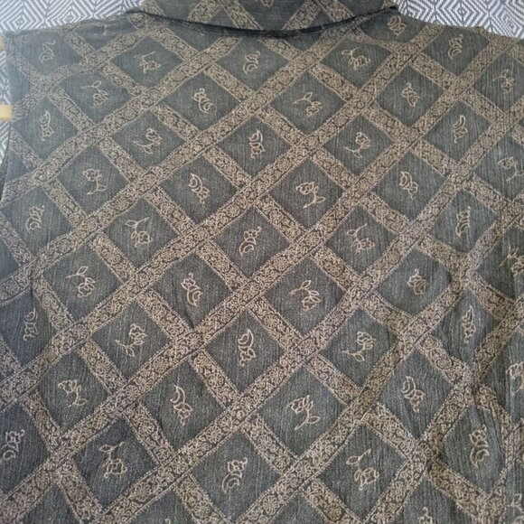 Vintage Norton McNaughton Sleeveless Button Up Size Large - Picture 4 of 9